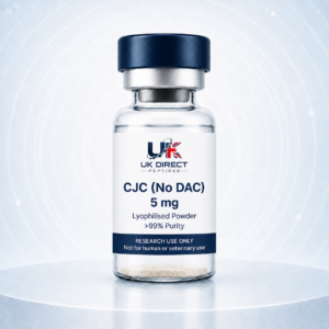 CJC (No DAC) 5 mg - UK Direct Peptides research product vial