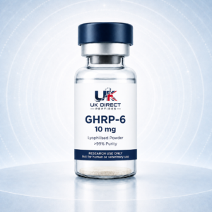 GHRP-6 10 mg - UK Direct Peptides product vial