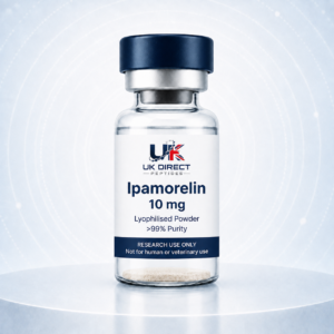 Ipamorelin 10 mg - UK Direct Peptides research product vial