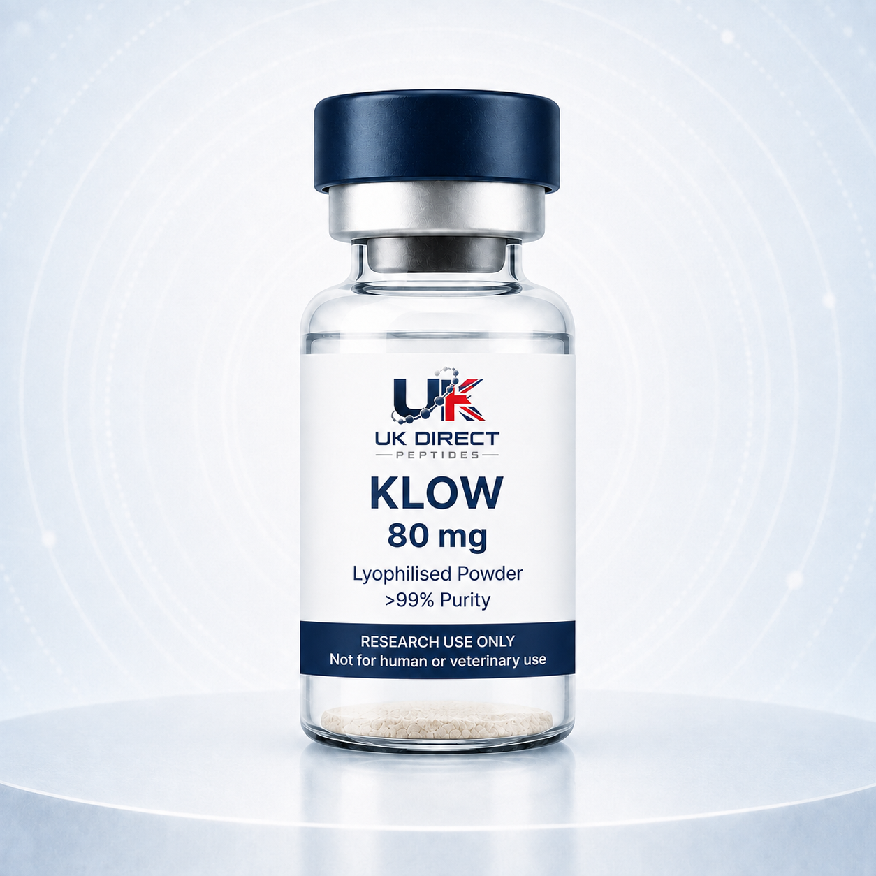 KLOW 80 mg - UK Direct Peptides research product vial