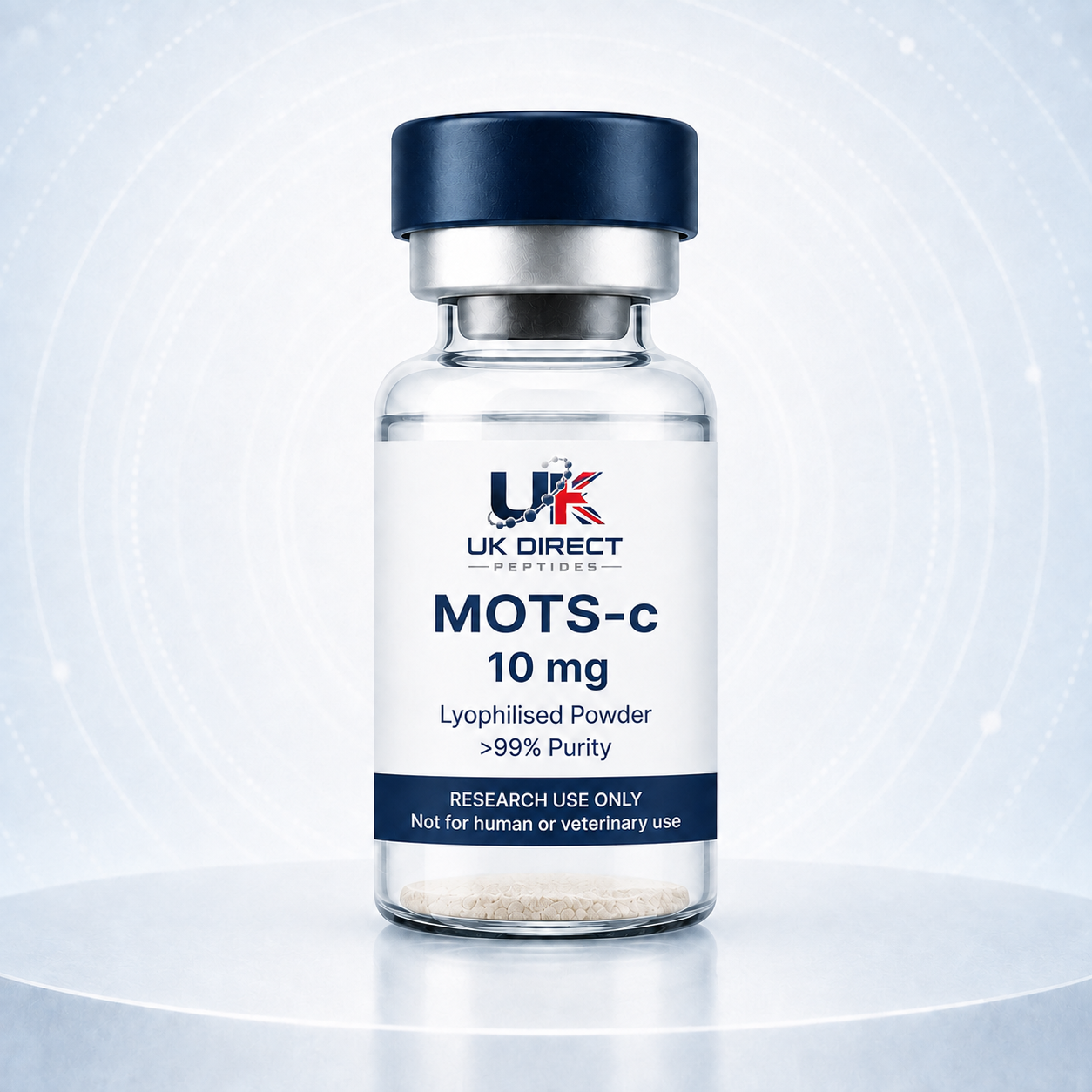 MOTS-c 10 mg - UK Direct Peptides research product vial