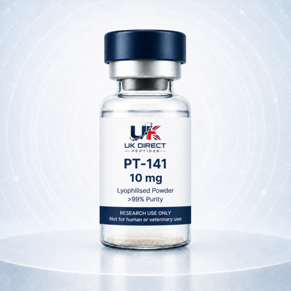 PT-141 10 mg - UK Direct Peptides research product vial
