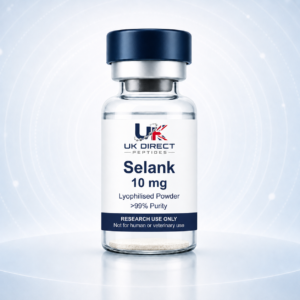 Selank 10 mg - UK Direct Peptides product vial
