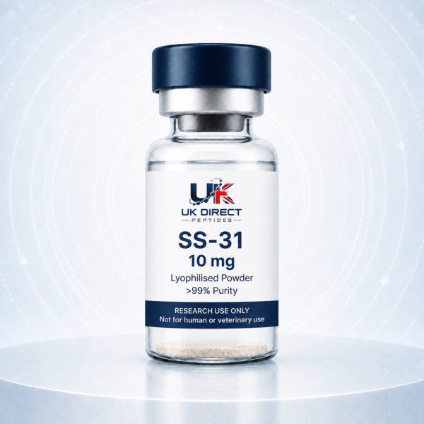 SS-31 10 mg - UK Direct Peptides research product vial