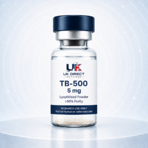 TB-500 5 mg - UK Direct Peptides research product vial