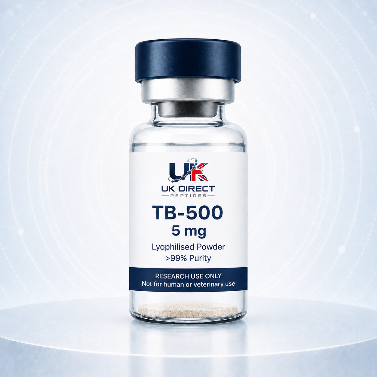TB-500 5 mg - UK Direct Peptides research product vial