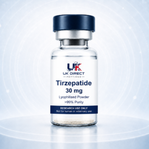 Tirzepatide 30 mg - UK Direct Peptides product vial